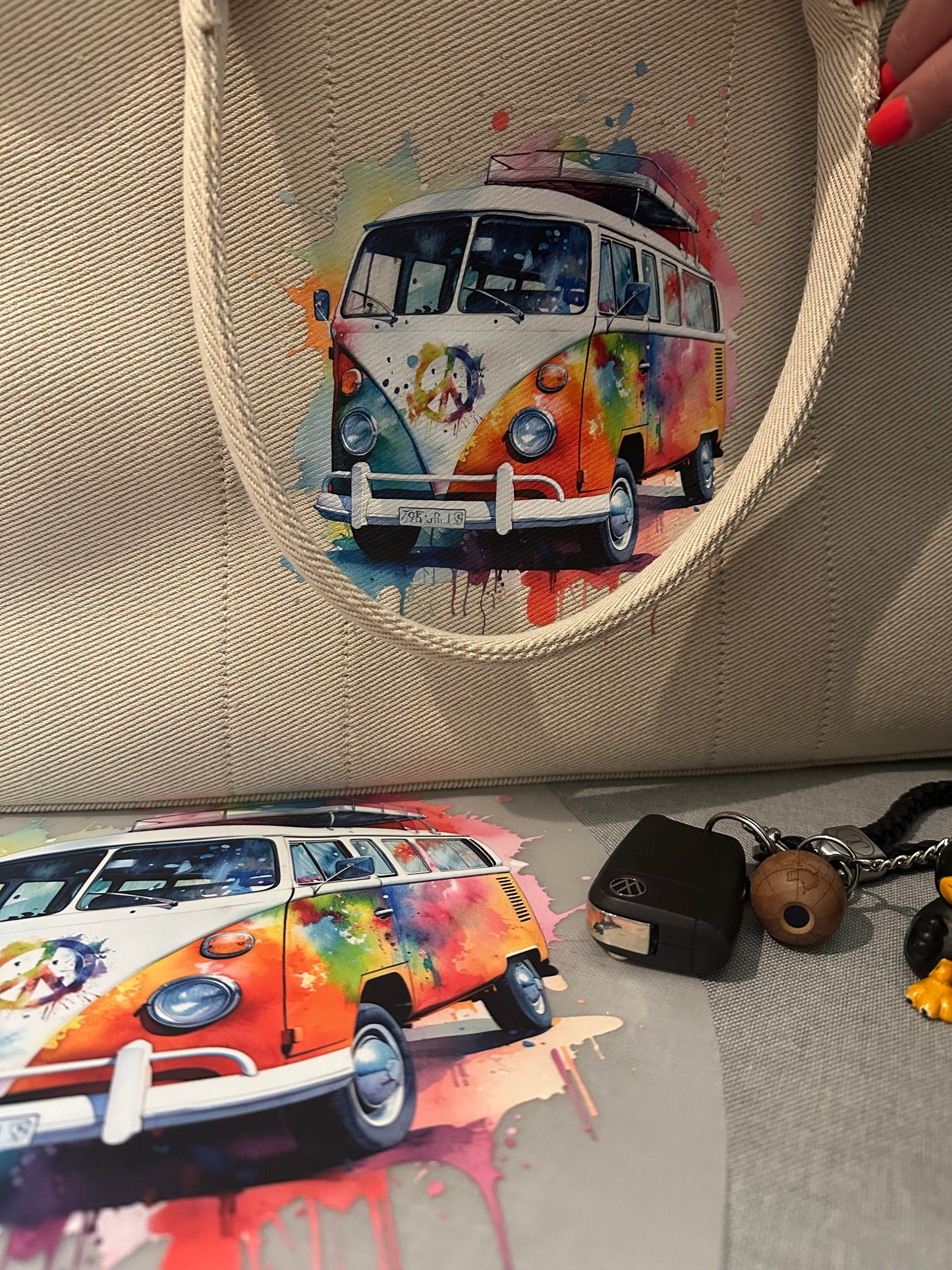 Handtasche „Creme“