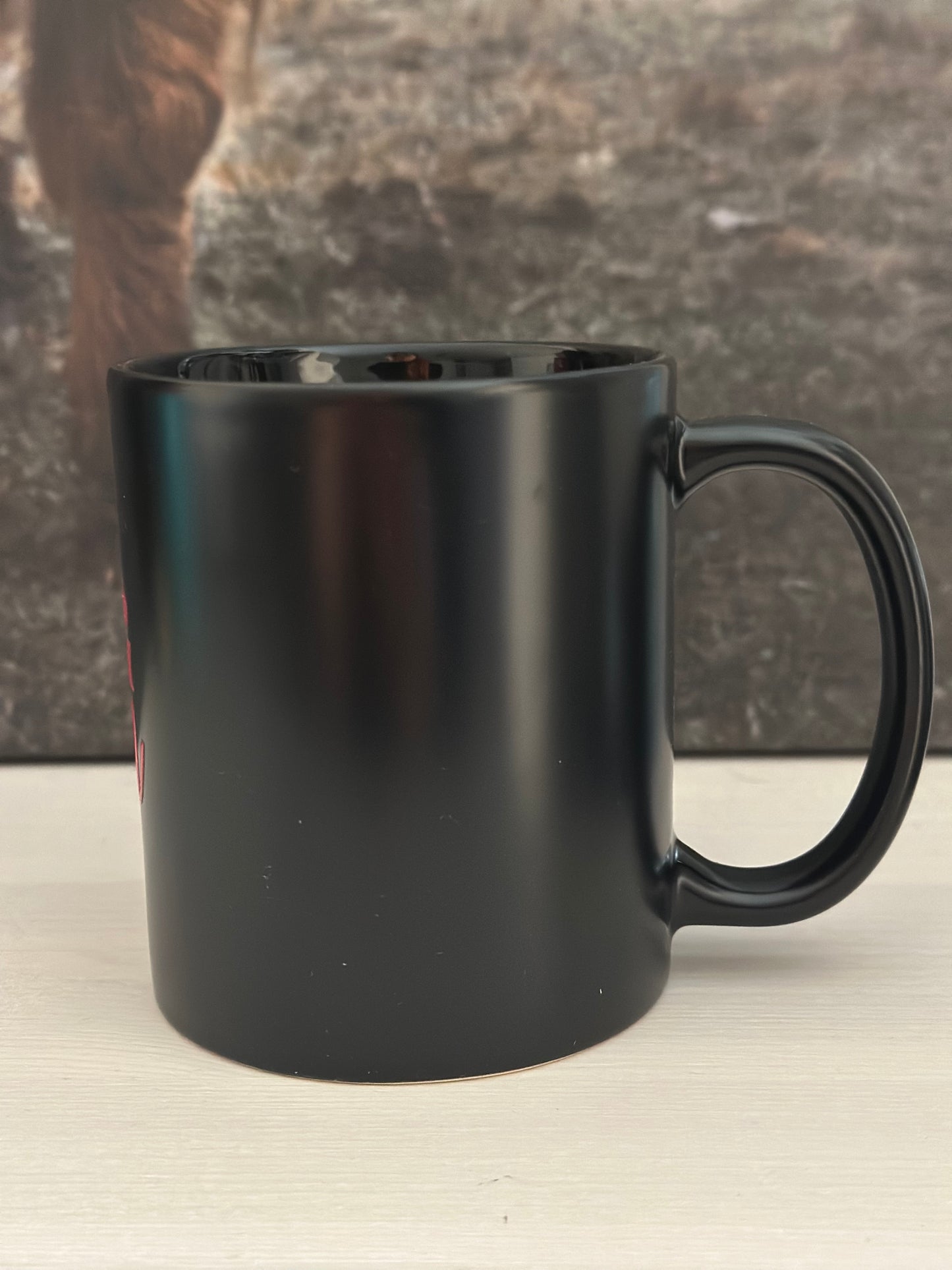 Tasse „Dog Mom“ Schwarz