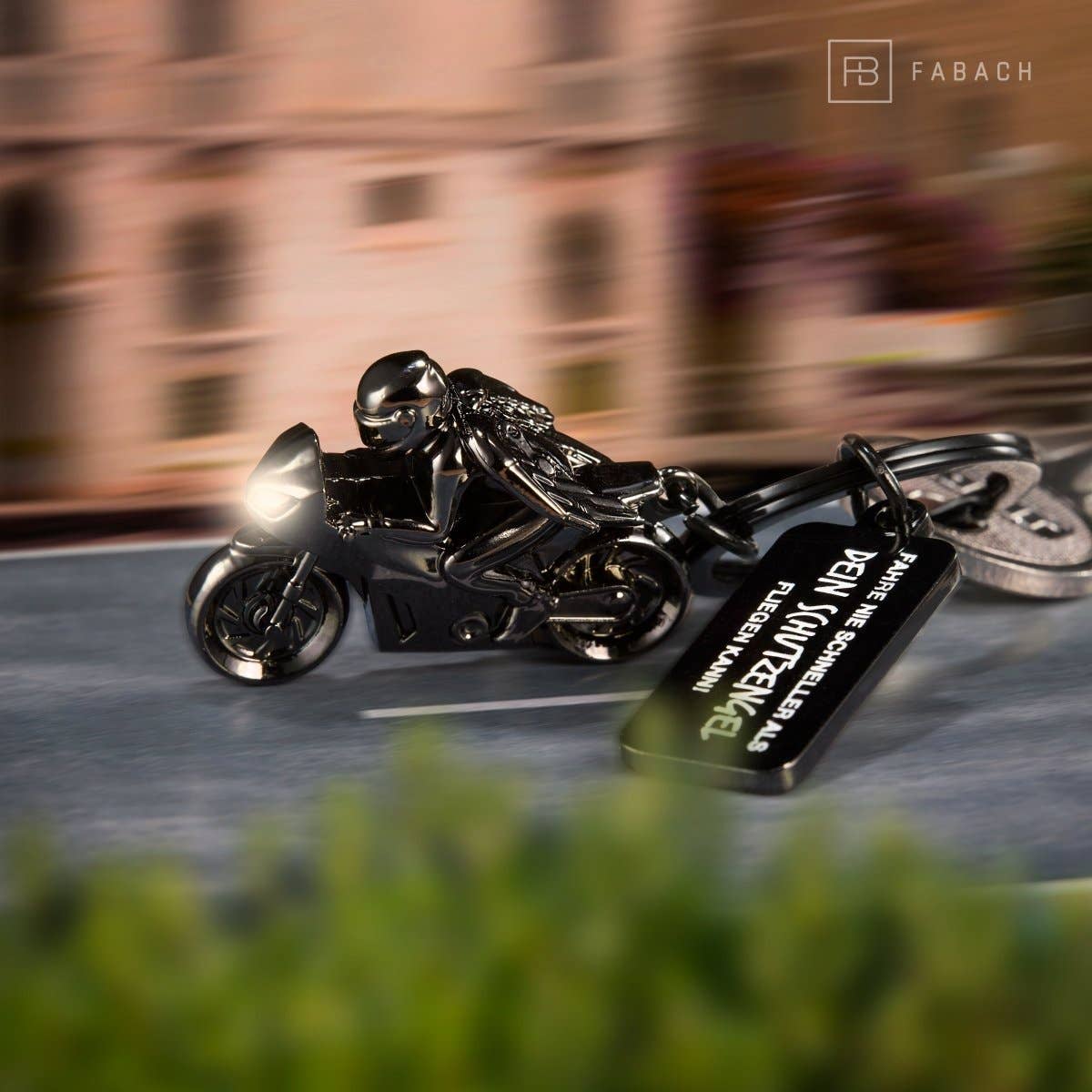 "Motorradengel" Schutzengel Schlüsselanhänger