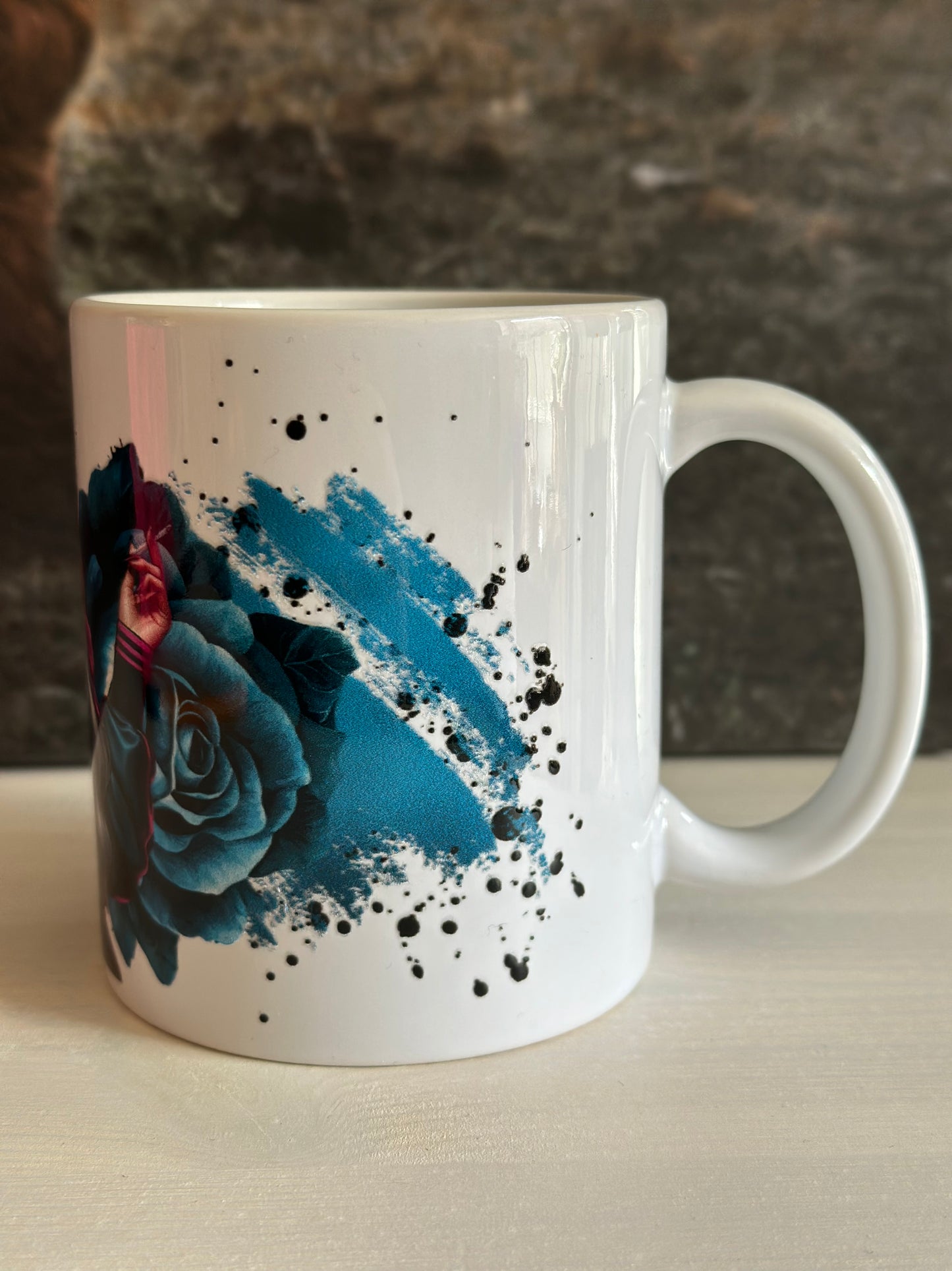 Tasse „Smoking Girl Blue“