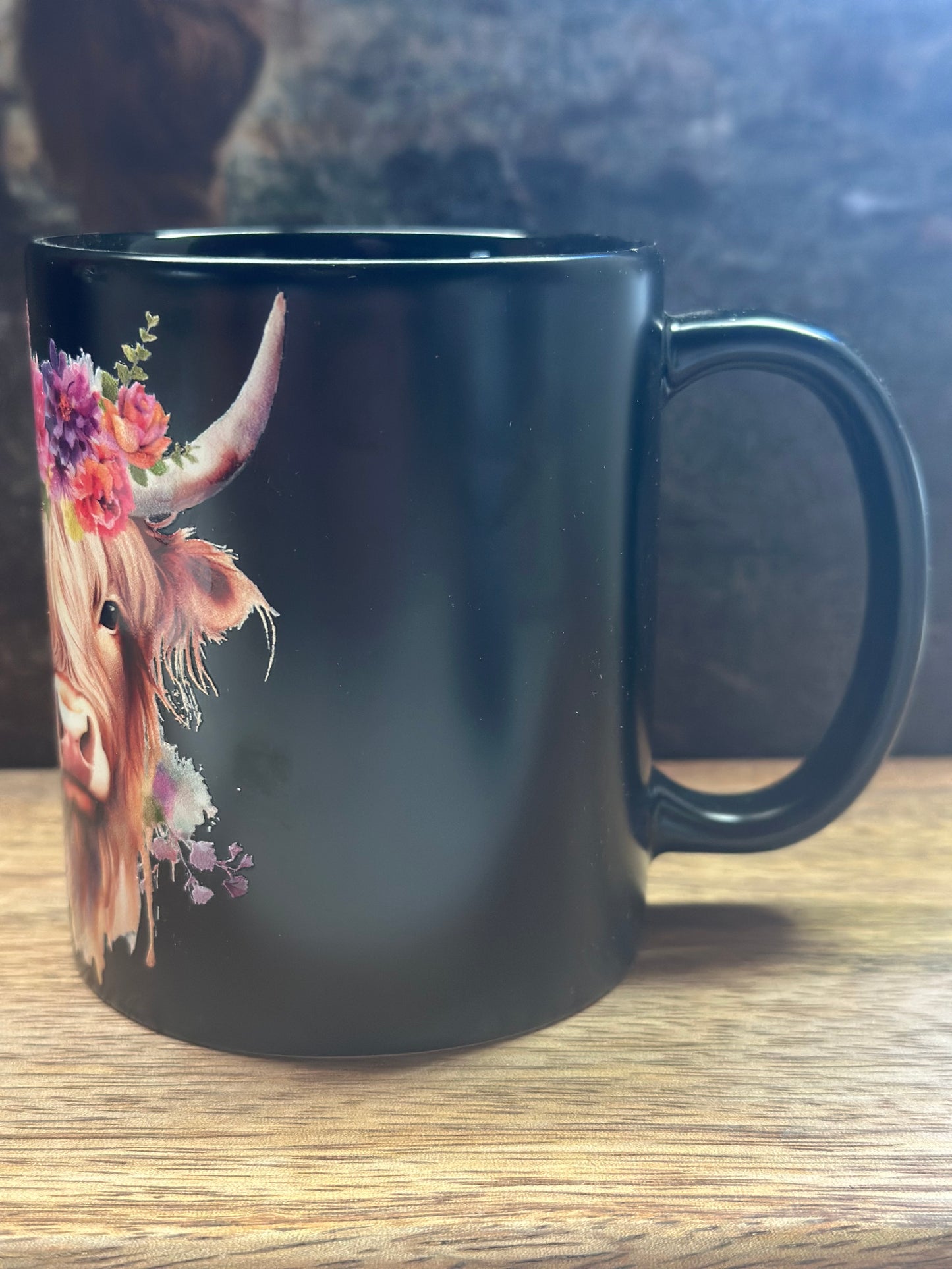 Tasse „Flower Kuh „