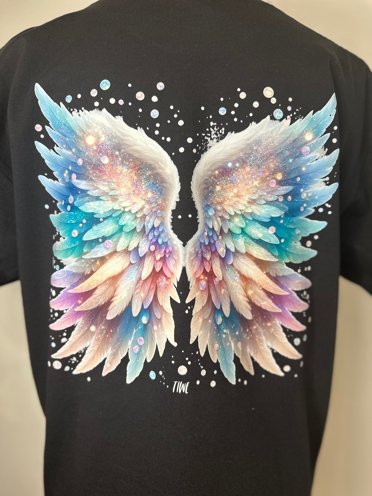 T-SHIRT SCHWARZ „ BUBBLE FLIGHTS“