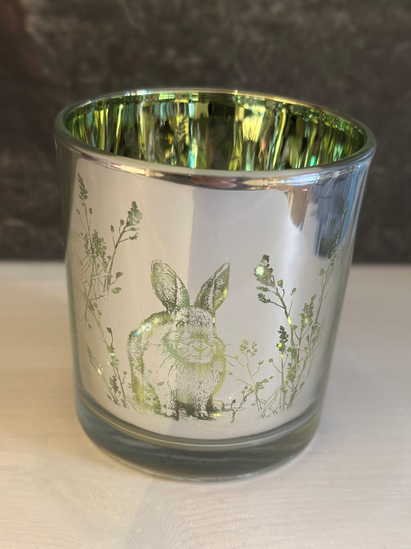 Kerzenhalter „Ostern Hase Silber“ Klein