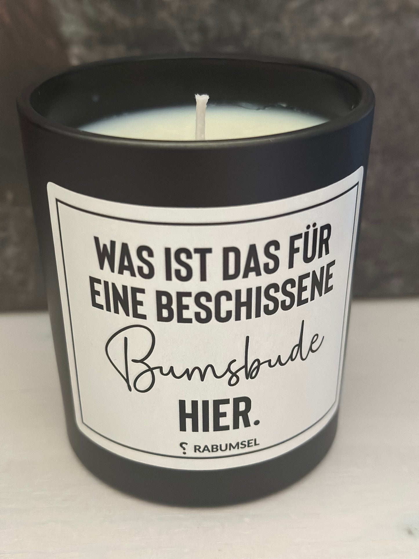 Kerze „Bumsbude“