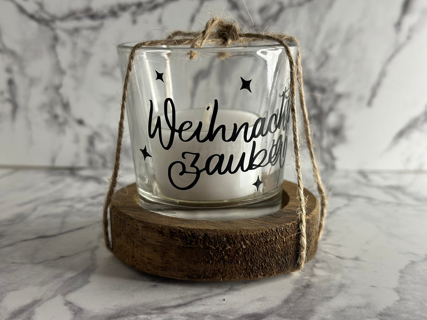 HOLZ TEELICHTHALTER „WEIHNACHTSZAUBER“