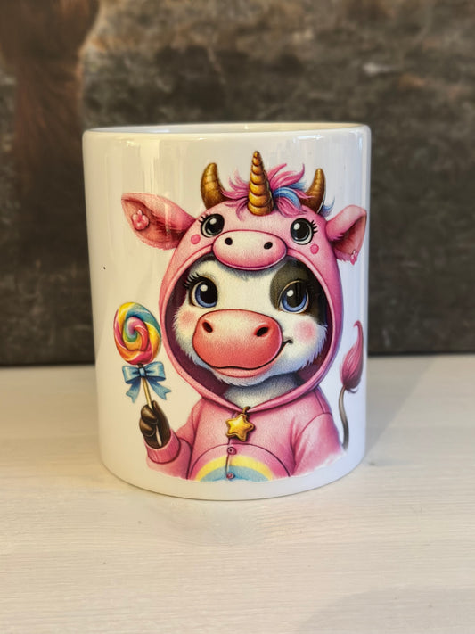 Tasse „Kuh Lolli Einhorn“