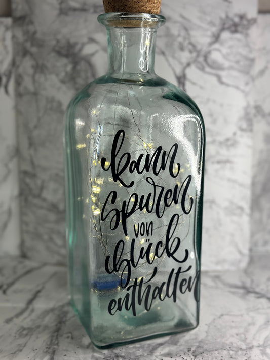 GLASFLASCHE „SPUREN“