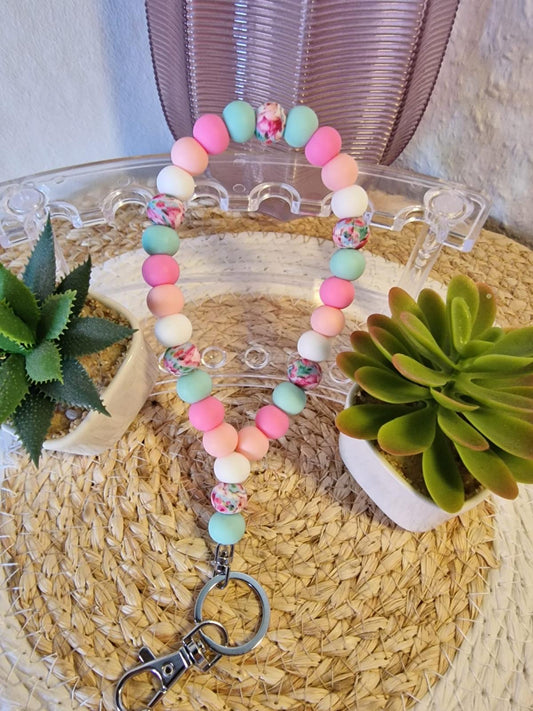 Handykette „ Blumrose“ Einzelstück