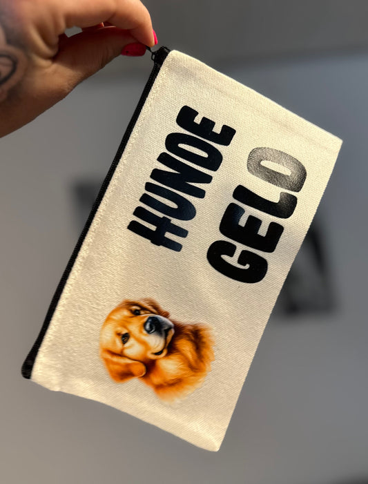 Täschchen Creme „Hundegeld“