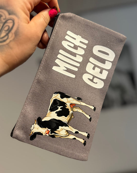 Täschchen grau „Milchgeld“