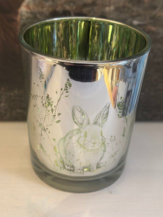 Kerzenhalter „Ostern Hase Silber“ Groß