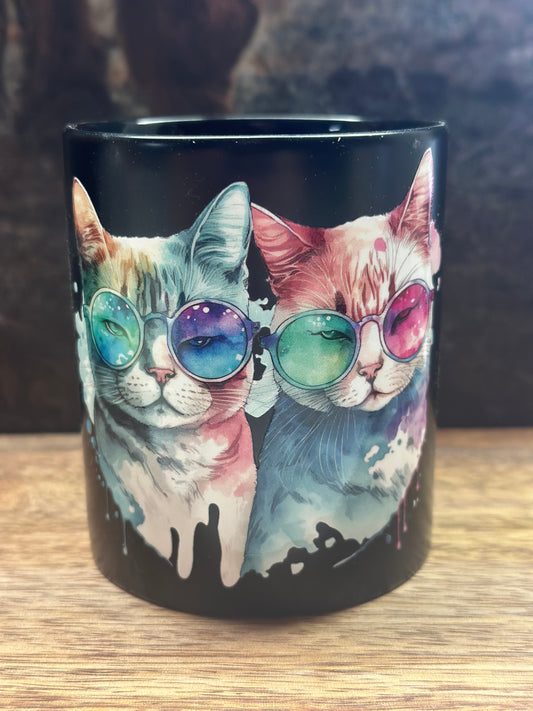 Tasse „Coole Katzen“