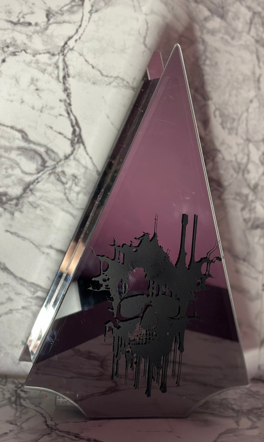GLAS PYRAMIDE „mit deinem Wunschmotiv“ groß