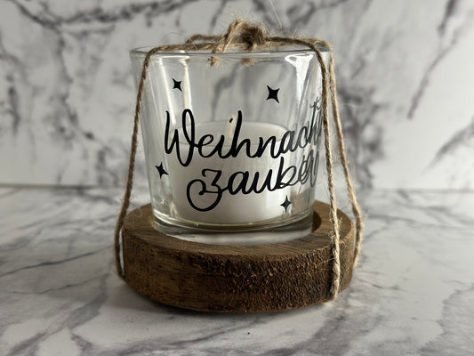 HOLZ TEELICHTHALTER „WEIHNACHTSZAUBER“