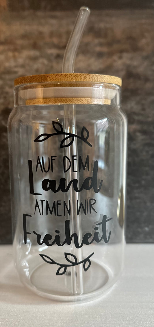 TRINKGLAS „AUF DEM LAND“